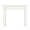 thumbnail image 1 of The Jim 56" Fireplace Mantel MDF White Paint, 1 of 3