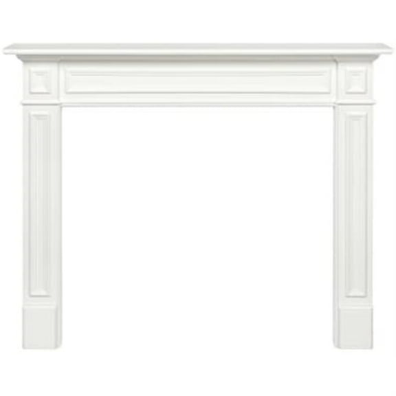 Pearl Mantels 525-48 Mike Fireplace Mantel Surround MDF, 48-Inch, White 48 Inch( Pack of 2 )