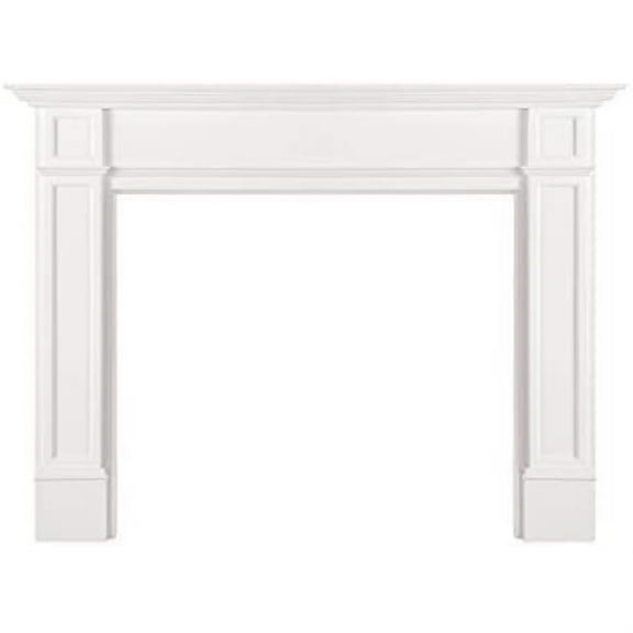 Pearl Mantels 540-48 Marshall Fireplace, 48-Inch, White Paint Mantel Surround, Opening Width( Pack of 2 )