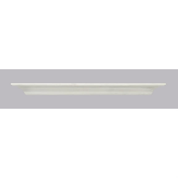 Pearl Mantels 618-60 Crestwood Mantel Shelf, 60-Inch, White, 60 Inch( Pack of 2 )