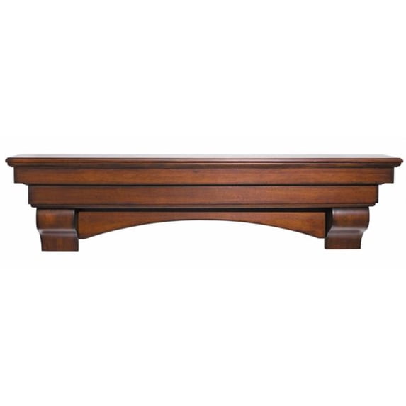 Pearl Mantels Corporation 495-60 The Auburn 60 in. Shelf or Mantel Shelf Unfinished