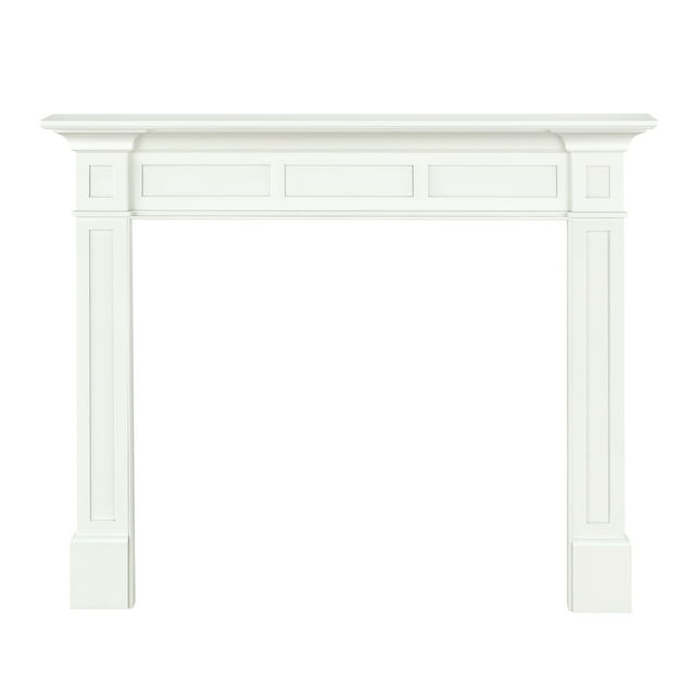 Pearl Mantels Jim Furniture For Your Fireplace, Premium White MDF