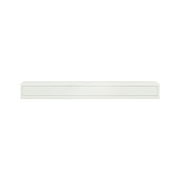 Pearl Mantels Sarah Premium White MDF Mantel Shelf, Crisp White Paint, 60"L x 9"D x 5"H