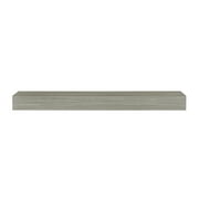 Pearl Mantels Zachary non-combustible mantel shelf, Graywash, 48"L x 9"D x 5"H, For use indoors and out