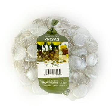 Pearl Matte Metal Glass Gems 12 oz.