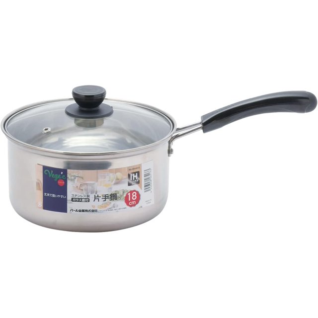 Pearl Metal HB6513 Vegic Single Handle Pot 7.1 inches (18 cm) with