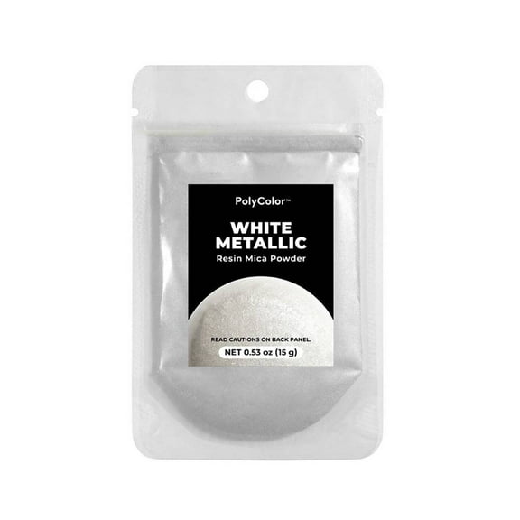 Pearl Metallic Powder (PolyColor) Mica Powder for Epoxy Resin Kits, Casting Resin, Tumblers, Jewelry, Dyes, and Arts and Crafts! (Color Pigment Powder)