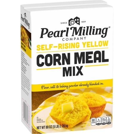 Pearl Milling Company Corn Meal Mix Self-Rising Yellow, 80 oz