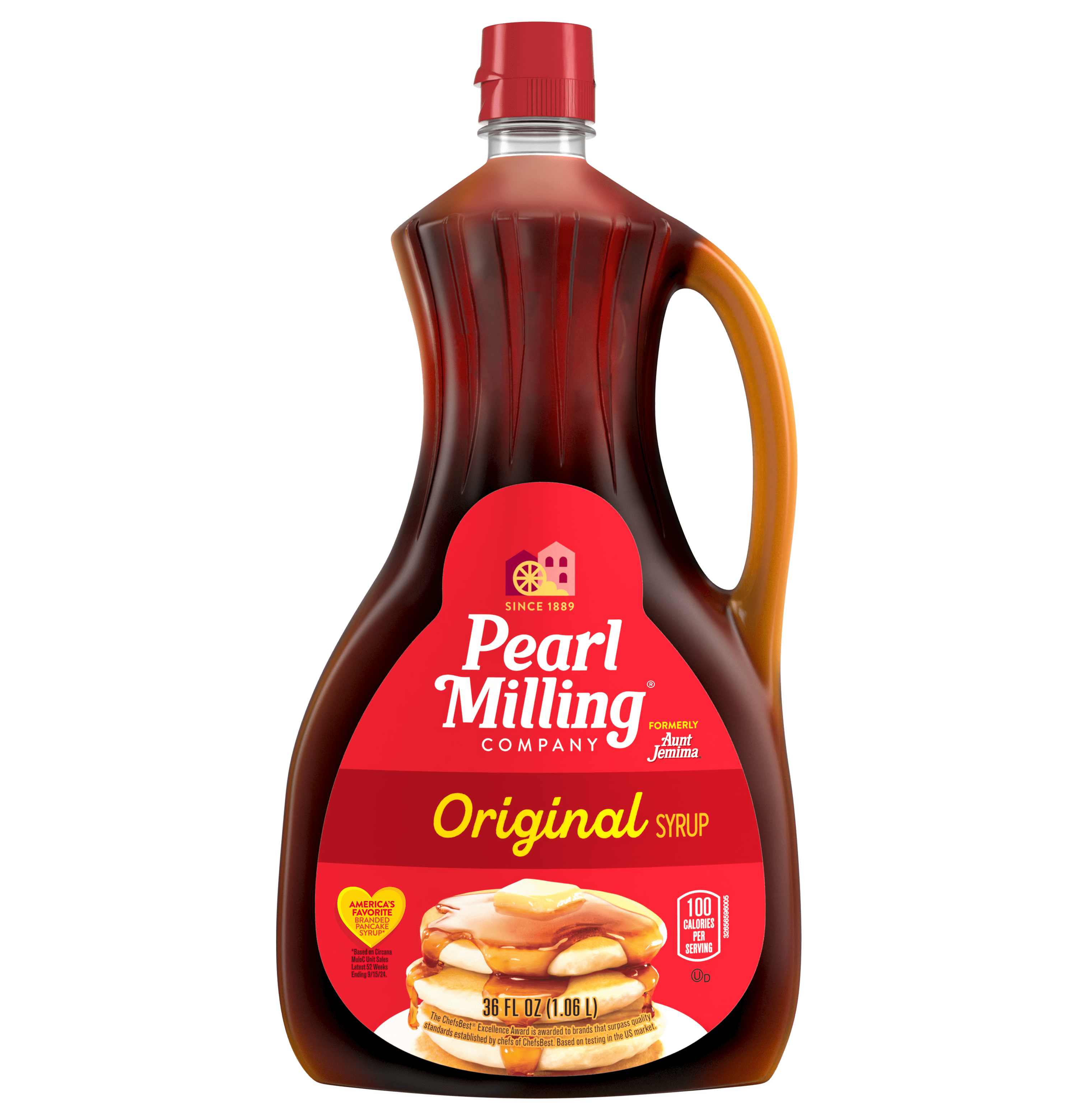 Pearl Milling Company Original Syrup, Pancake Syrup, 36 fl oz Bottle