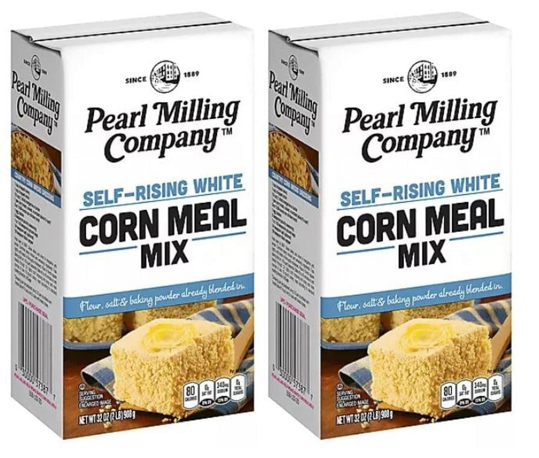 Pearl Milling Company SelfRising White Corn Meal Mix, 32 OZ, Pack of 2