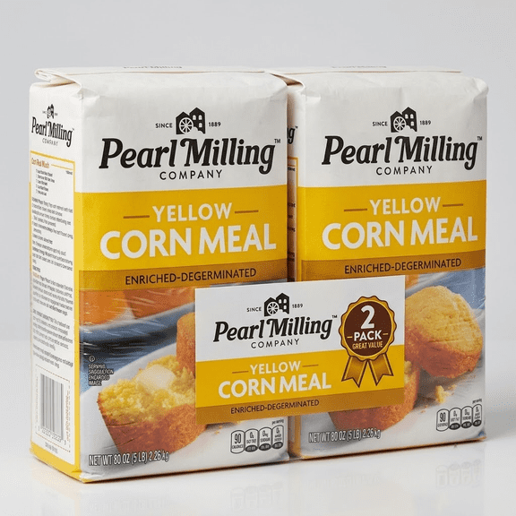 Pearl Milling Company Yellow Corn Meal, 80 oz Bags, 2 Pack