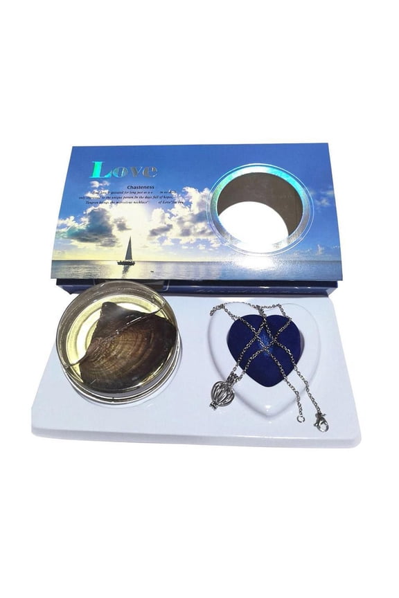 Pearl Necklace Kit, Necklace Making Kit, Pearl in Oyster Set Mysterious Elegant Gift, Making Necklace Pendant Pearl Kit