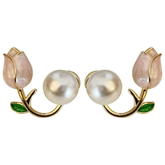 Pearl New Senior Sense Of Temperament Earrings Earrings