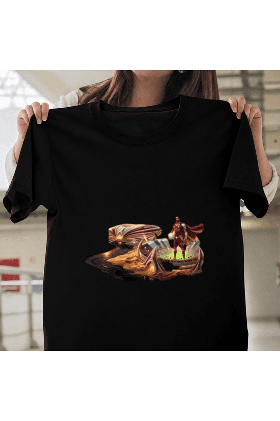 Pearl Oil Mirage Kingdom Qatar Futuristic Empire Graphic Unisex T-ShirtPlus Size S–5XL Available