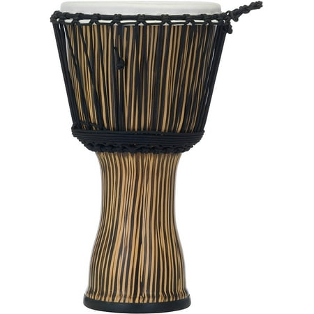 Pearl PBJVR10698 10" Rope Tuned Djembe - Zebra Grass