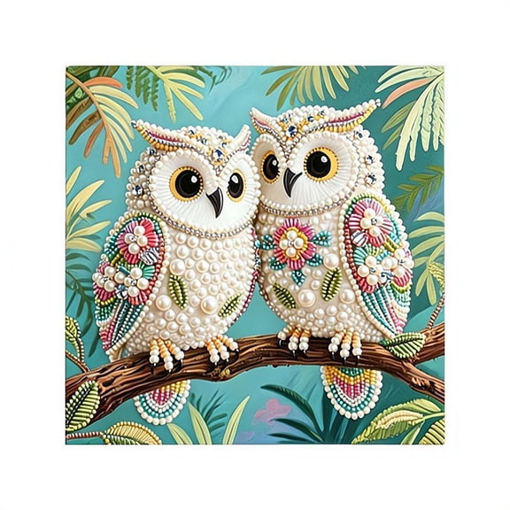 Pearl Painting DIY Kit, 9.8″×9.8″ 3D Pearl Painting Art for Adults, Complete Craft Set for Wall Decor