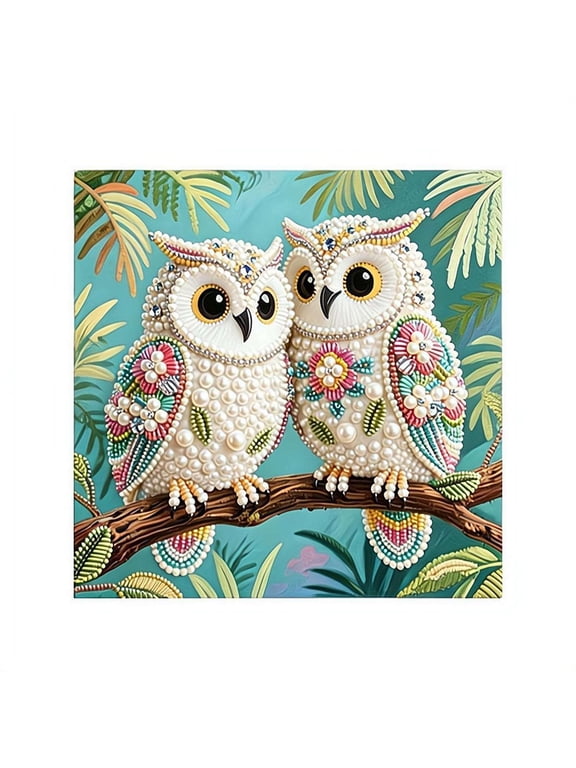 Pearl Painting DIY Kit, 9.8″×9.8″ 3D Pearl Painting Art for Adults, Complete Craft Set for Wall Decor