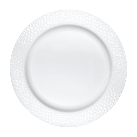 Pearl Pebble Plastic Dessert Plates, 30 Count