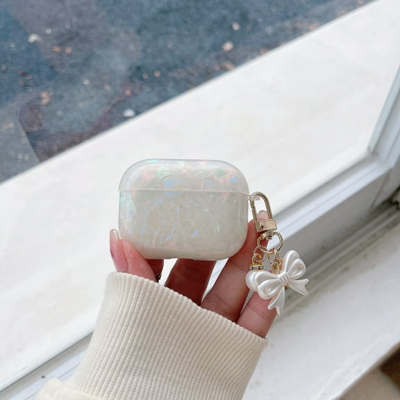 Pearl Pendant Seashell Pattern Airpods Protect Case Cover for Airpods Pro 2nd Earphone Cover