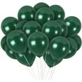 thumbnail image 1 of Pearl Pine Green Balloons - 12 Inch Latex Balloons - 36 Pack, 1 of 6