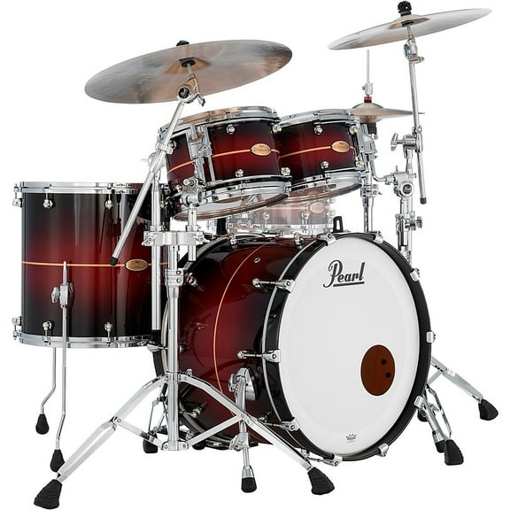 Pearl Reference One 4-Piece Shell Pack Natural Banded Redburst