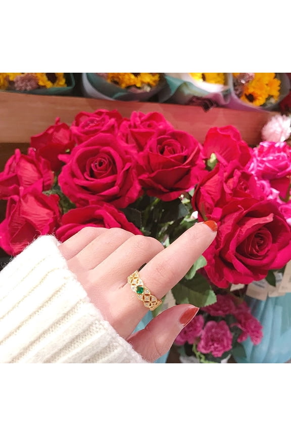 Pearl Ring For Women Copper Plated Rose Gold And K Gold Styles Cross Pearl Ring Star Braided Simple Pearl Collection