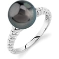 thumbnail image 1 of Pearl Ring with 9mm Tahitian South Sea Cultured Pearl and 14K Gold Terrie Pearl Ring for Women - THE PEARL SOURCE, 1 of 1