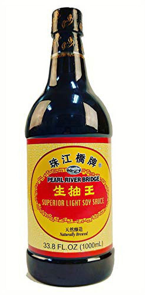 Pearl River Bridge Light .. Soy Sauce PET Bottle, .. Superior, 33.8 fl. Oz