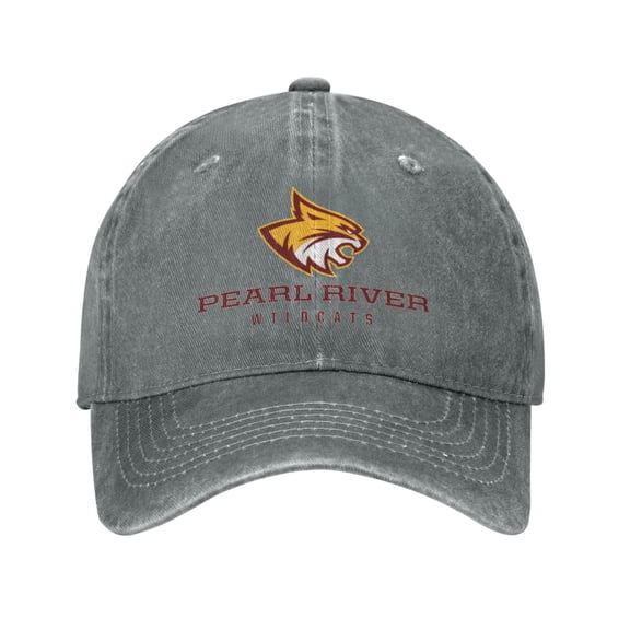 Pearl River Community College Hat Adult Adjustable Classic Washed Casquette Cap Hat Baseball Cap