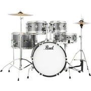 Pearl Roadshow Junior 5-Piece Drumset w/ 16" Bass Drum, Hardware & Cymbals - Grindstone Sparkle
