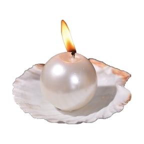 Pearl Shell Scented Candles, Smoke-Free Home Fragrance Decor with Shell Design, Soy Blend Wax Candles for Mood Lighting, Decorative Ornament for Table Centerpiece and Gift Giving