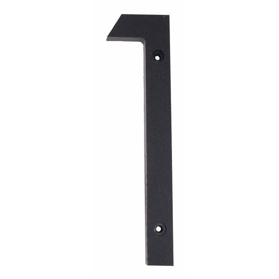 Pearl Sign Co. Black 8" Floating House Number 1, Modern Style