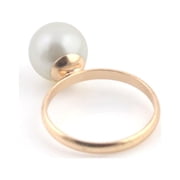 Pearl Solitaire Ring