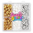 Sweetgrove Pearl Sprinkles for Cake Decorating, 4 Sizes Edible Pearls ...
