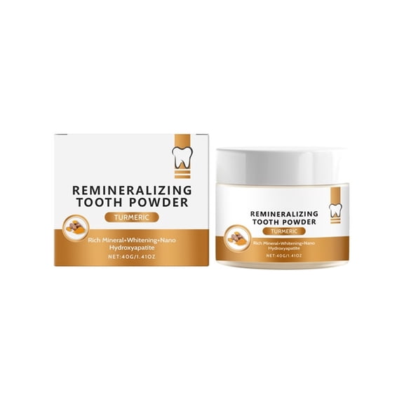Pearl Teeth Whitening Powder - Baking Soda & Pearl Formula, Removes Tea, Coffee & Food Stains - Freshens Breath, Gentle on Enamel & Gums - Daily Replacement for Toothpaste - Radiant(MulticolorA)