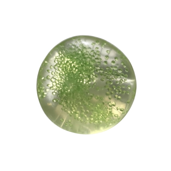 Pearl Transparent Stress Ball for Adults, Soft Gel Squeeze Fidget Tool, Sensory Hand Therapy Accessory for Relaxation Desk Decor (Green)