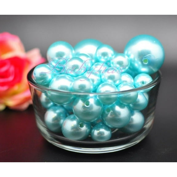 Pearl Vase Fillers Centerpiece Balls Fake Gems Marbles Beads Craft Perlas Decoracion Wedding (76 Pack)