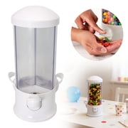 Pearl White 3-in-1 Candy & Nut Dispenser   Miyuadkai Three Compartment Candy Vending Machine with Fun Dispenser, Newly Upgraded for Home & Party, Spring Entertaining Essential