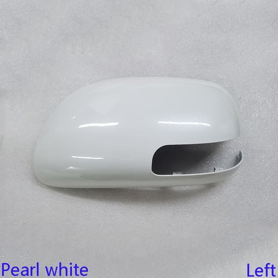 Pearl White Left-Car Accessories For Toyota Auris 2009~2012 Reversing Mirror Cover Rearview Mirror Housing Mirror Cover Mirror Shell