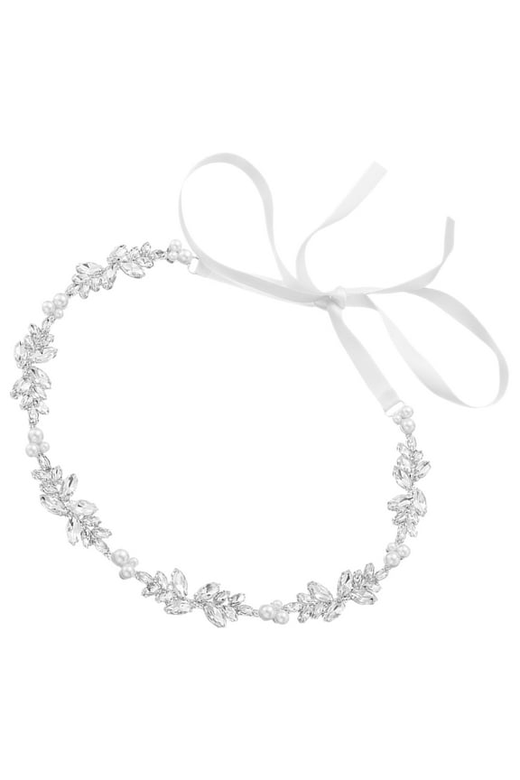 Rhinestone Waist Chain Belt for Wedding Dress Bridal Accessories Women Formal Wear White Bride