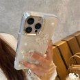 thumbnail image 1 of Pearl butterfly suitable for 16pro Apple 17ProMax mobile phone case 15Promax protective case, 1 of 9