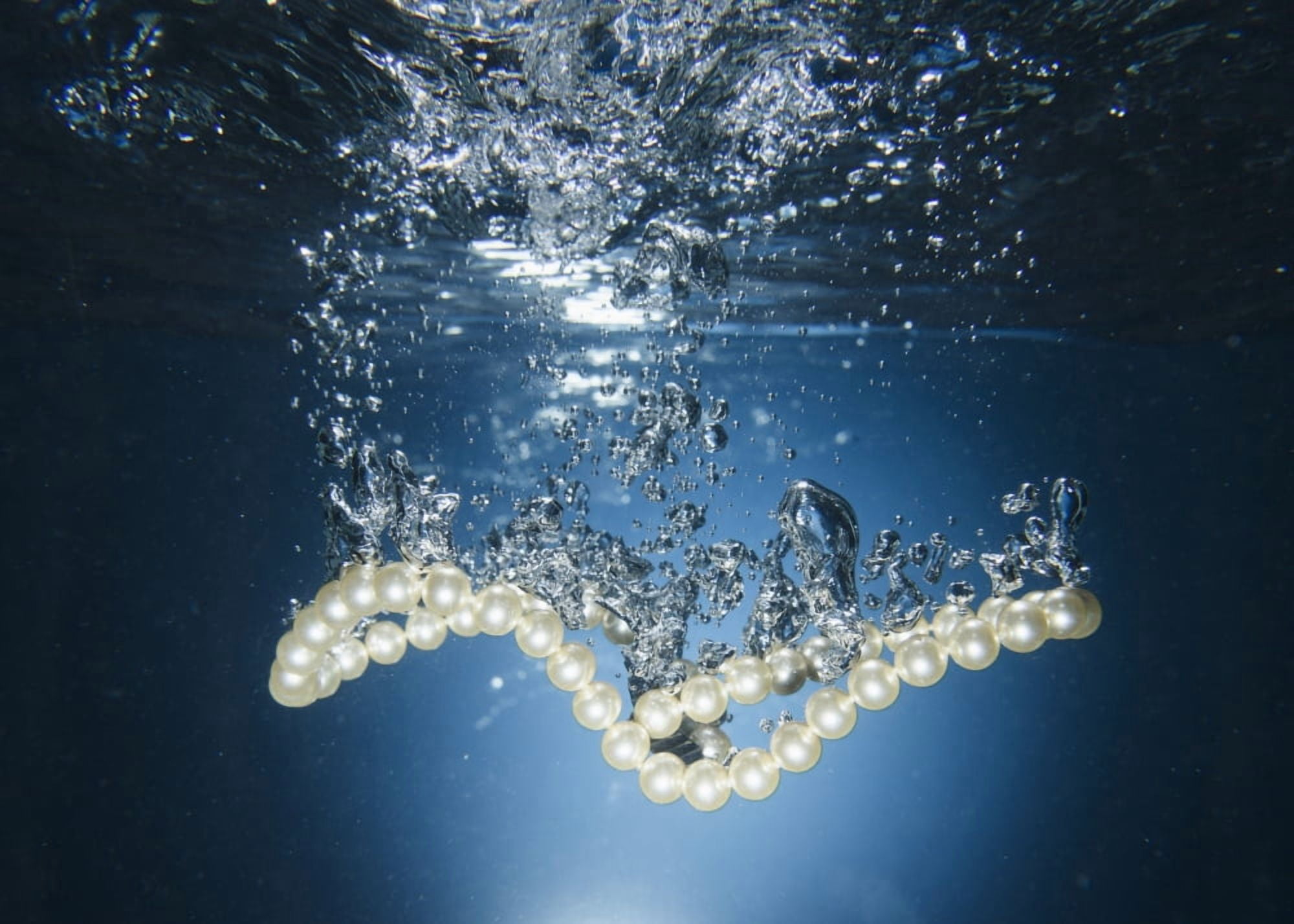 Pearl necklace underwater Tarifa Cadiz Andalusia Spain Canvas Art - Ben Welsh Design Pics (38 x 26)