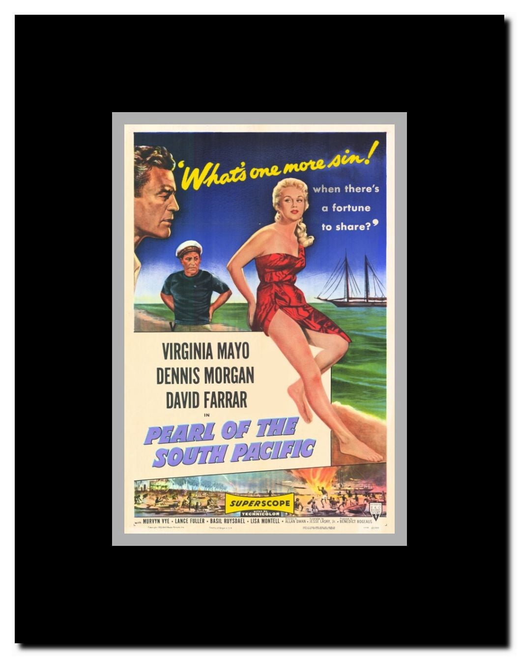 Pearl of the South Pacific Framed Movie Poster