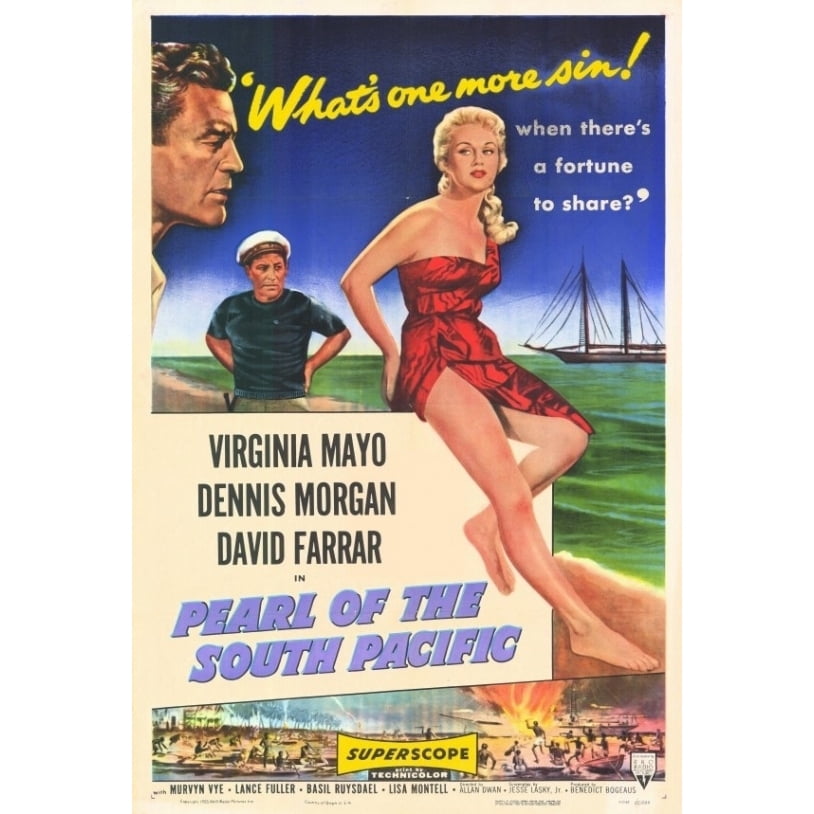 Pearl of the South Pacific Movie Poster Print (27 x 40) - Item ...