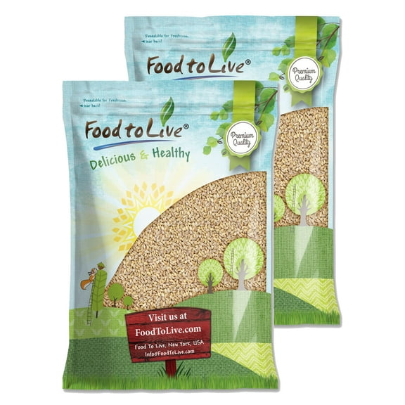 Pearled Barley, 25 Pounds — Kosher, Vegan, Raw — by Food to Live