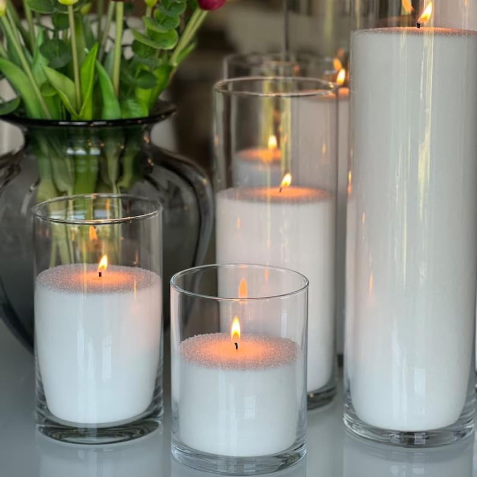 Wfmolcand 10 Lb Natural Pearl Wax Sand DIY Set With 100