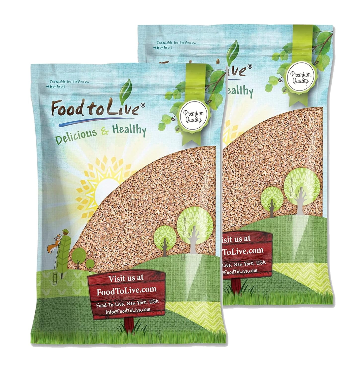 Pearled Farro Grain, 16 Pounds Kosher, Vegan, Whole Grain in Bulk