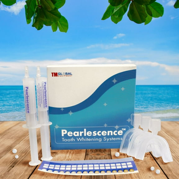 Pearlescence Teeth Whitening System Photo-Initiated Gel Kit 44% Mint