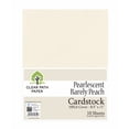 thumbnail image 1 of Pearlescent Barely Peach Cardstock - 8.5 x 11 inch - 105Lb Cover - 10 Sheets - Clear Path Paper, 1 of 9