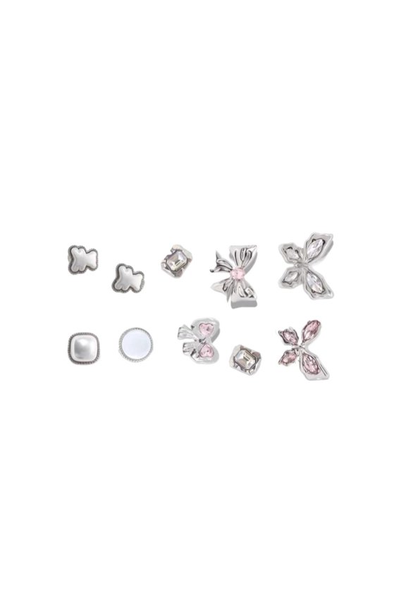 Pearlescent Butterfly Shoe Ornaments, Decorations and Embellishments; DIY Shoe Decoration Accessories